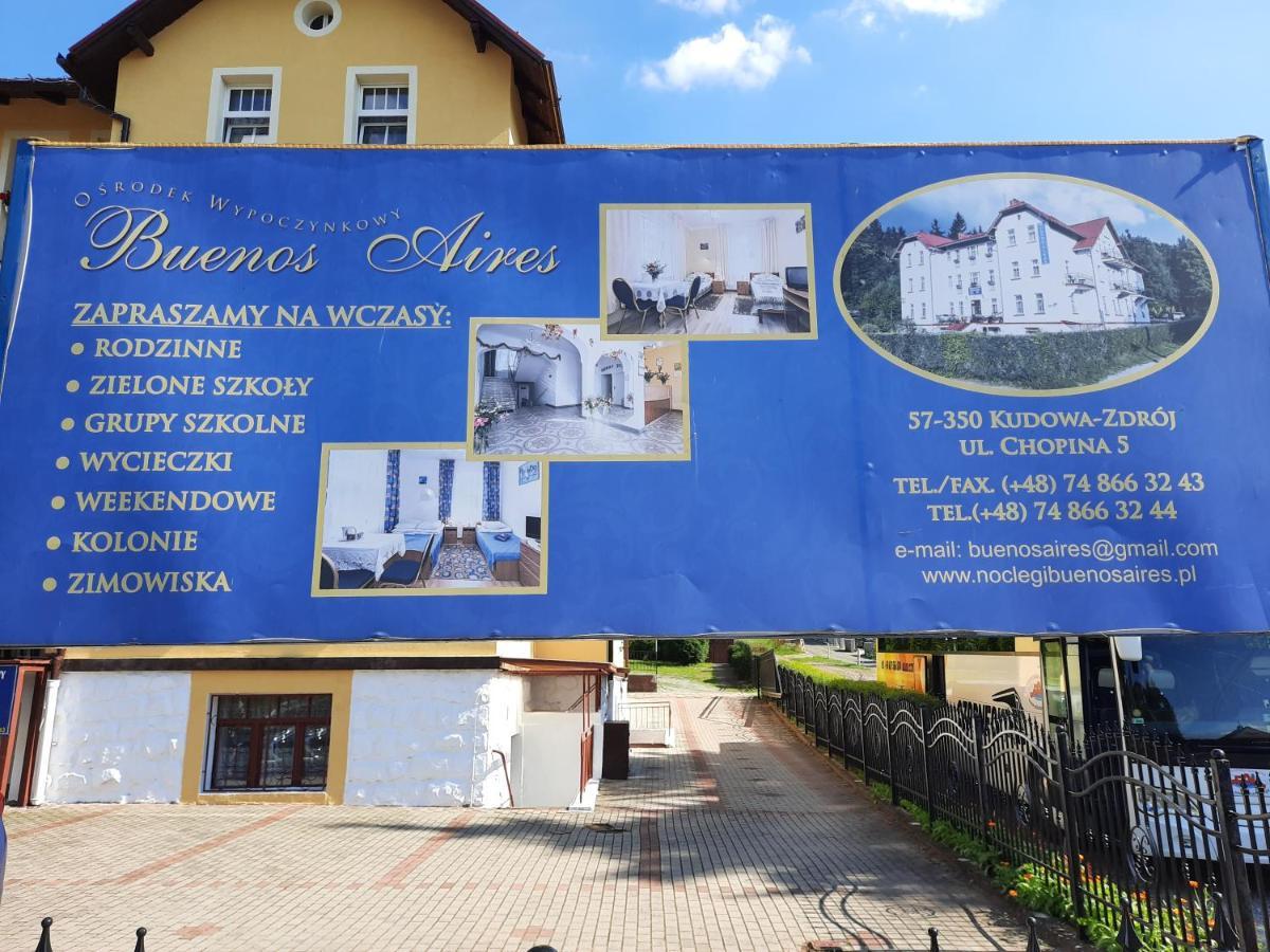 Bed and Breakfast Osrodek Wypoczynkowy Buenos Aires Kudowa-Zdrój Exterior foto